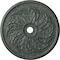 Ekena Millwork Sellek Ceiling Medallion (Fits Canopies up to 9"), 42 1/8"OD x 1 7/8"P, Athenian Green Crackle CM42SKAGC - alternate 1